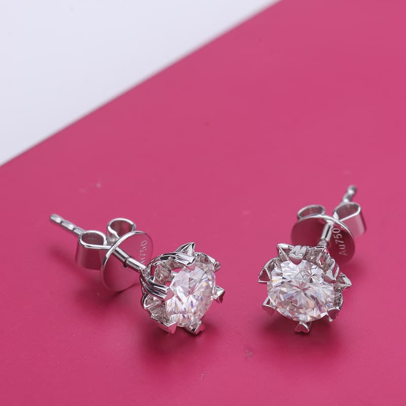 誕生石ジュエリー 凛と咲く雫のしずくピアス